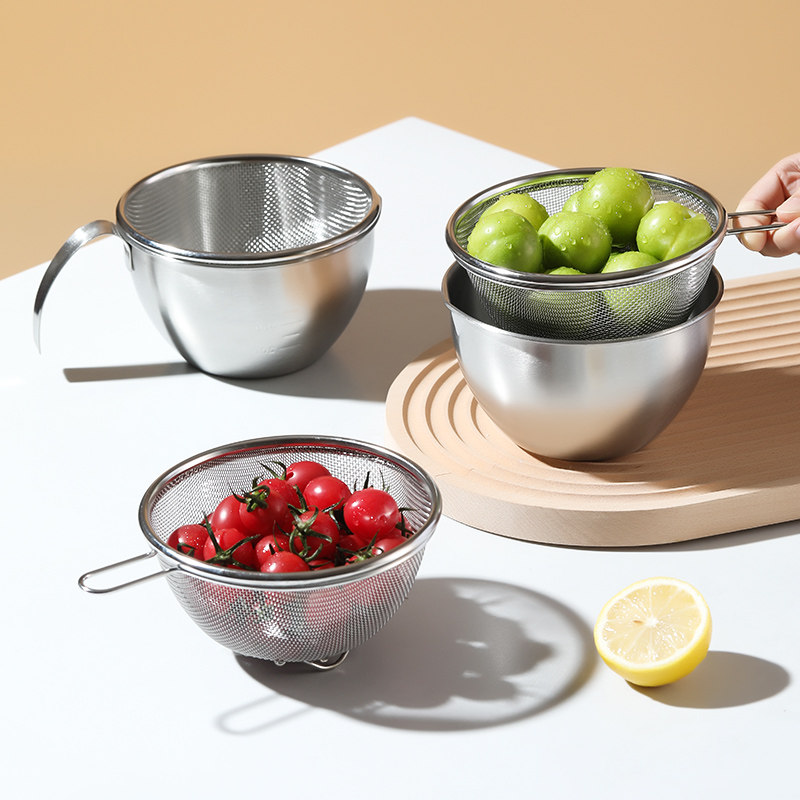 304不锈钢迷你沥水篮小洗水果盘过滤漏碗网篮洗菜盆淘米神器 米木,餐饮具,洗菜盆/沥水篮/漏水筛,淘宝优惠券,粉丝福利购,淘宝优惠卷