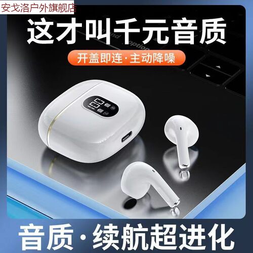 主动降噪蓝牙耳机真无线2024新款通话高音质电量显示超长续航男女