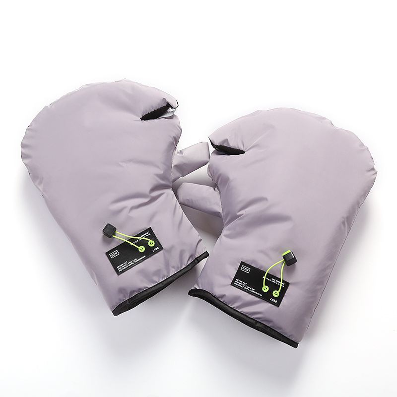 电动车保暖手套冬季滑板车防水防风加厚车把套电动车手把套棉护手