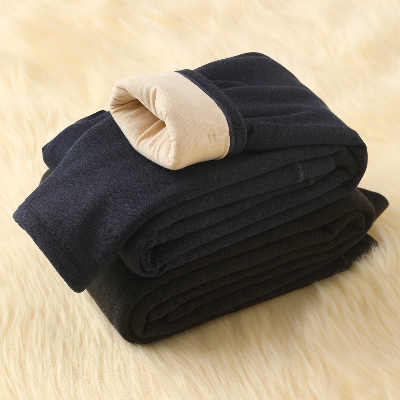 三层加厚纯棉儿童保暖裤内穿夹棉学生男童女童绒裤打底裤棉裤冬季