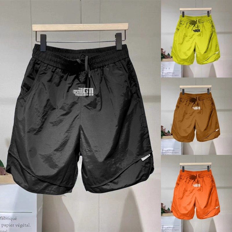 夏季2024新款短裤男速干直筒运动裤潮宽松百搭休闲五分裤沙滩裤男,男装,短裤,淘宝优惠券,粉丝福利购,淘宝优惠卷