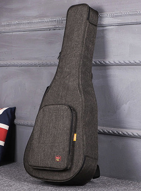 鲁伊斯加厚双肩吉他包民谣古典39寸40寸41寸P男女背包木吉他包防