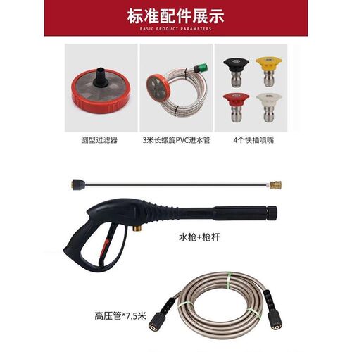 新品汽油清洗机商用大功率泵头B总成洗车机物业养殖场冲洗水枪