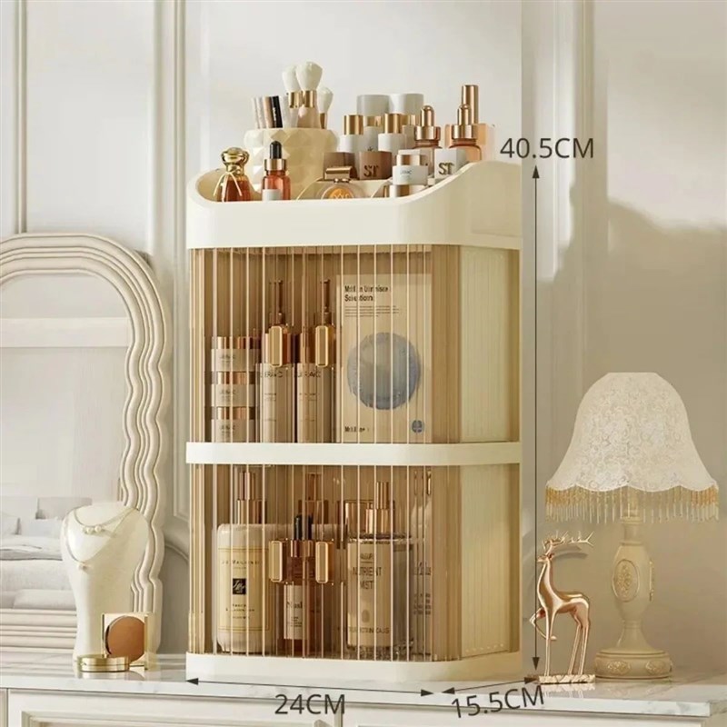 Makeup Storhage Box Dust-proof Cosmetic Organizer Large Capa