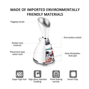Cleaning Steamer Ionic Hot Nano Face FacialD Deep Cleaner
