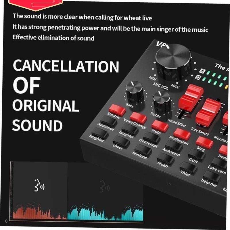 24English live sound card set boom microphone recUording bm
