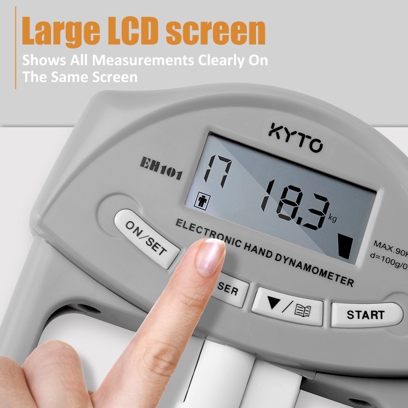 Digital Hanhd Dynamometer Grip Strength Measuret Meter Auto
