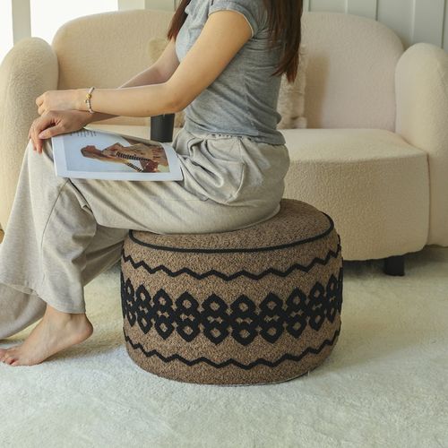 坐墩客厅榻榻米坐垫家用飘窗地毯懒人沙发地上摩洛哥坐墩蒲团脚凳