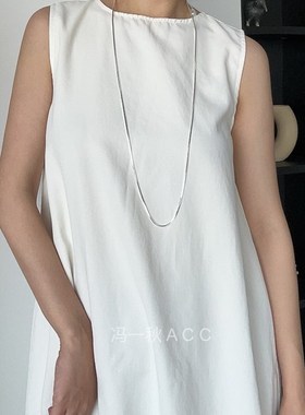 98厘米长款项链素蛇骨链项链女毛衣链百搭饰品项链2024新款爆款