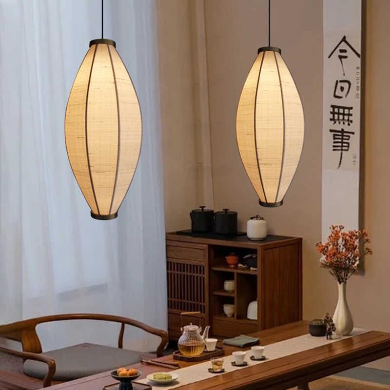 中国古典禅意小吊灯餐厅灯单头床头茶室卧室书房入户过道吧台灯具