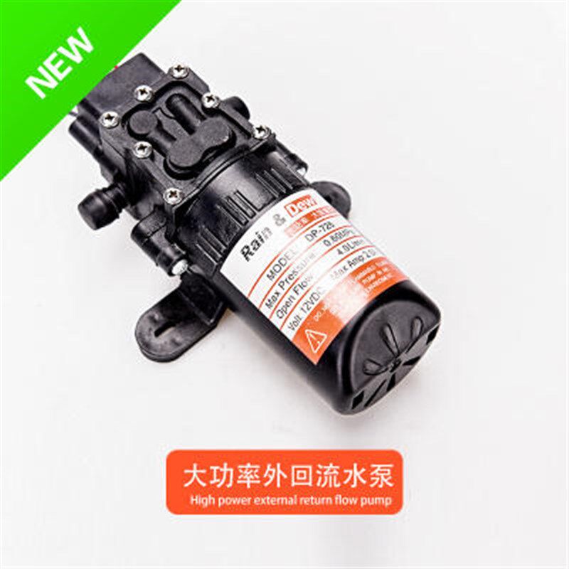 虎跃电动喷雾器水泵12V农用高压智能自吸12伏大功率双泵马达电机