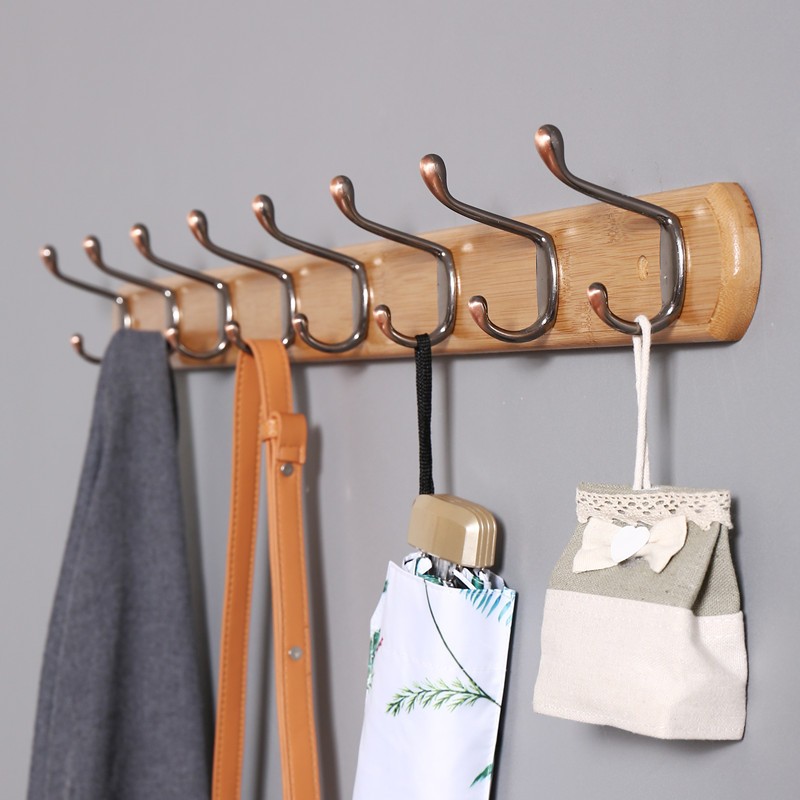 挂衣架壁挂墙上卧室室内挂衣钩墙壁试衣间衣服挂衣钩墙壁门后衣架