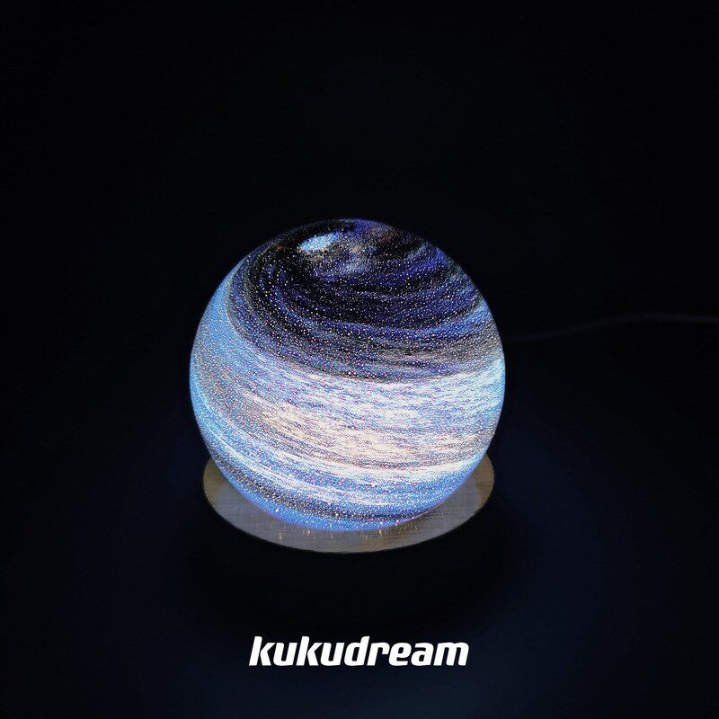 来自星空的温柔!行星水晶球摆件宇宙浪漫星球小夜灯个性创意礼物