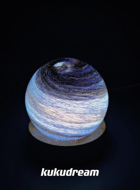 来自星空的温柔!行星水晶球摆件宇宙浪漫星球小夜灯个性创意礼物