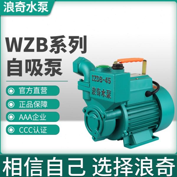 浪奇WZB增压泵家用自来水加压泵自吸泵