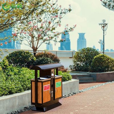 户外垃圾桶不锈钢大号室外街道景区垃圾箱分类小区果皮箱环卫公园