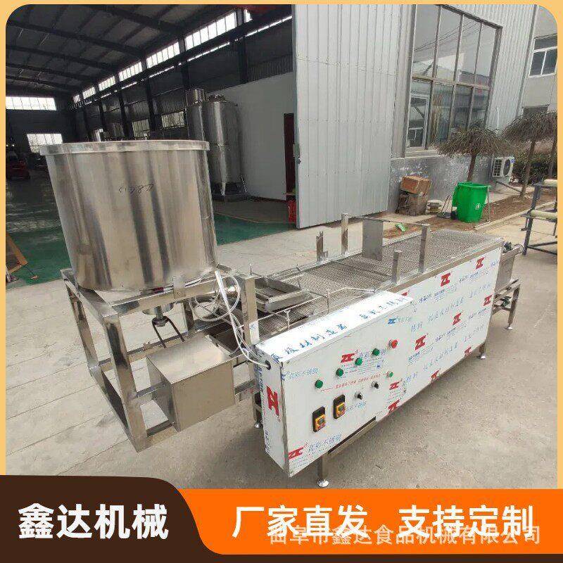 全自动豆腐皮机生产过程 千张干豆腐机器 免费培训技术