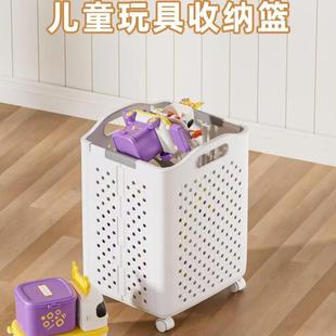 家用可折叠脏衣篮卫生间大容量可移动收纳筐卧室高颜值脏衣篓 新品