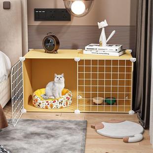 通用睡觉室内两层猫屋床可拆洗猫玩具宠物幼猫专用 猫窝上下铺四季