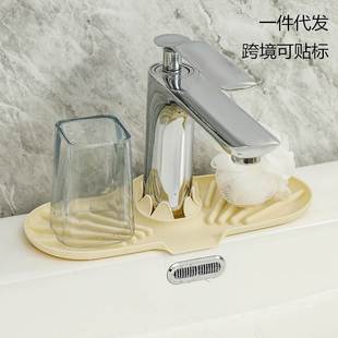 家用沥水垫厨房水龙头沥水架防滑水槽收纳置物垫洗漱台杯子肥皂垫