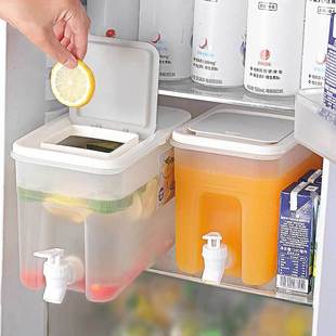 茶壶夏家用耐高温柠檬水杯壶凉水桶冷泡瓶 冷水壶自带龙头放冰箱