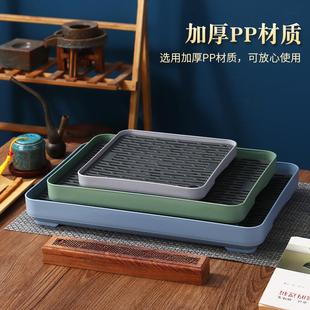 茶盘旅行茶具茶盘 车载茶盘旅行茶盘收纳盒小号茶盘塑料茶盘便携式