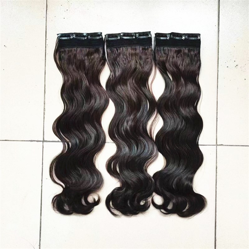 发片真发卷发片真头发水波纹片发全真人发大波浪羊毛卷隐形