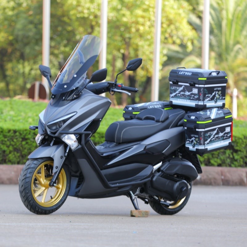 新款国四电喷猛士NMAX大型燃油踏板摩托全新车150CC跑车省油整车