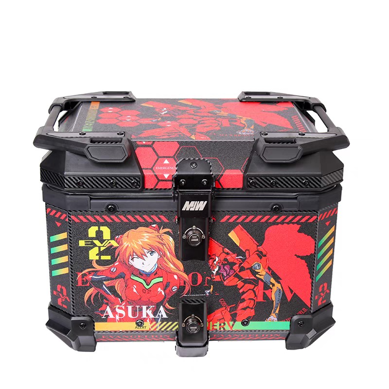 45/55L明日香铝合金尾箱后备箱摩托车后尾箱电动车踏板雅马哈九号