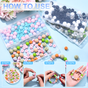 环保硅胶珠diy手工饰品配件