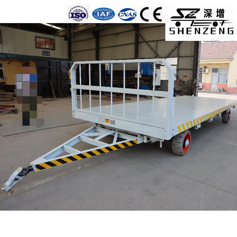 10吨平板拖车厂内中专运输平板拖车叉车牵引板车板车