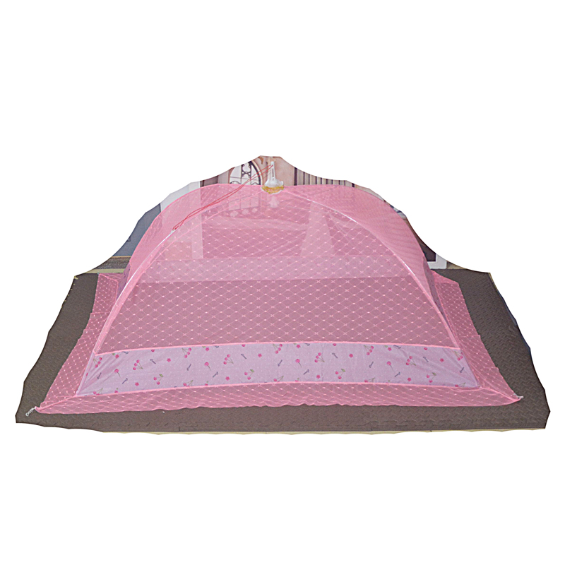小孩防蚊罩婴儿床蒙古包带支架无底落地可折叠免安装宝宝儿童蚊帐