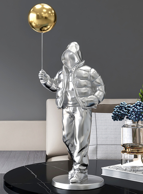 创意人物客厅玄关电视柜现代轻奢摆件家居饰品办公室桌面工艺品