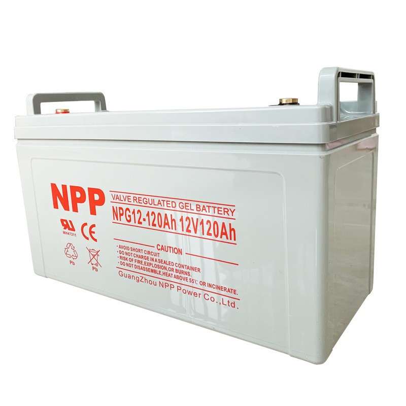 NPP耐普蓄电池NPG120-12 太阳能 12v120AH 光伏发电 EPS电源专用