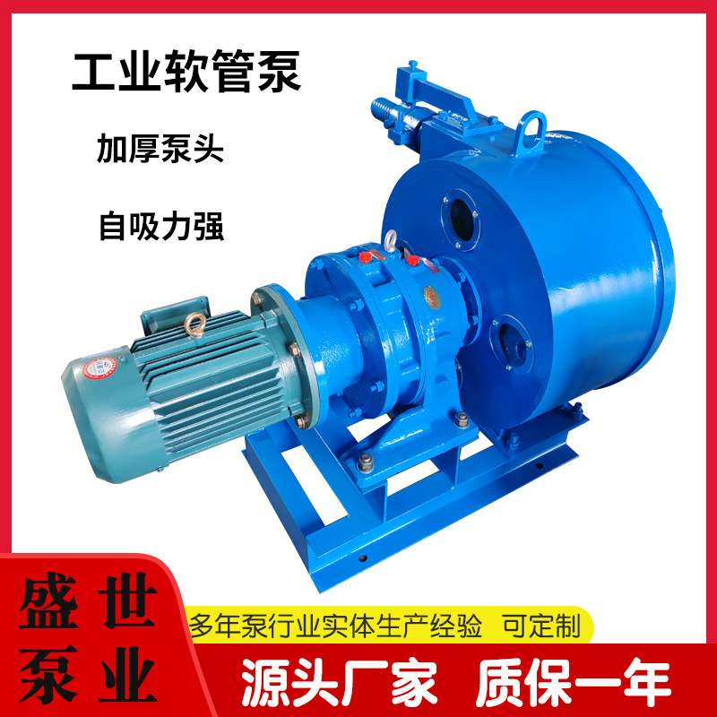 IHP50工业软管泵大流量泥浆挤压泵水泥发泡蠕动泵厂家油泵