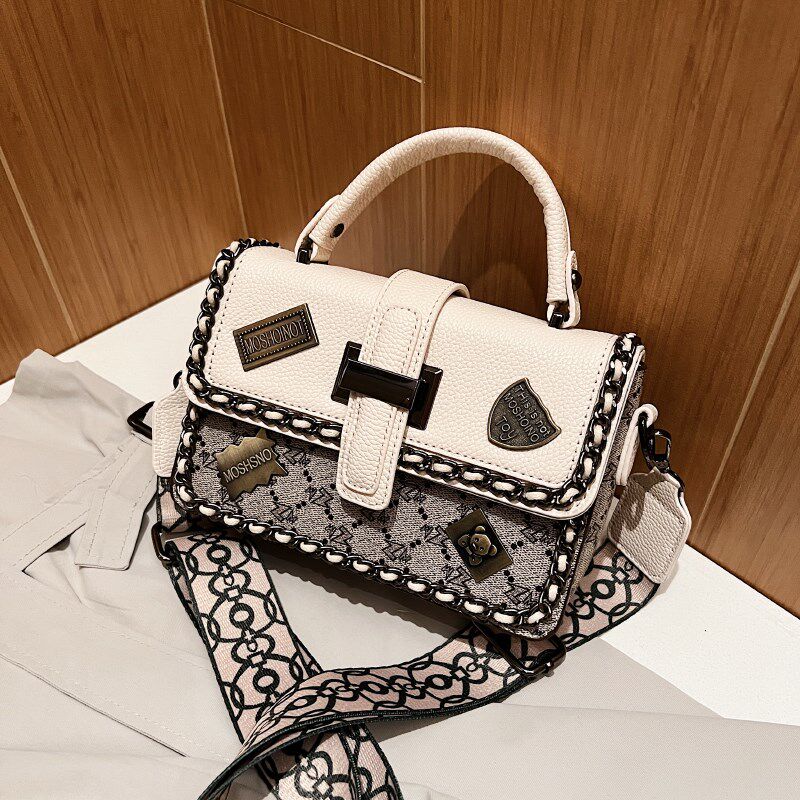 小众设计高级感链条包包女2022新款百搭手提斜挎包时尚单肩小方包