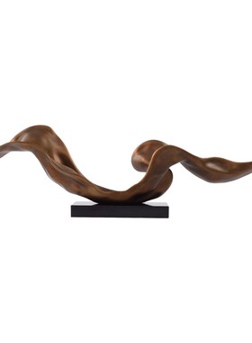 抽象酒店玄关雕塑摆件现代简约样板房间售楼处大堂软装艺术装饰品