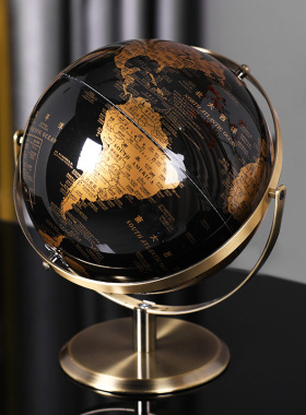 地球仪摆件轻奢高档客厅电视柜领导办公室桌面高端大气送礼装饰品
