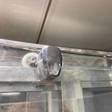 淋浴房玻璃门吊轨吊滑轮滚轮老式推拉K门配件吊轮轨道移门浴室