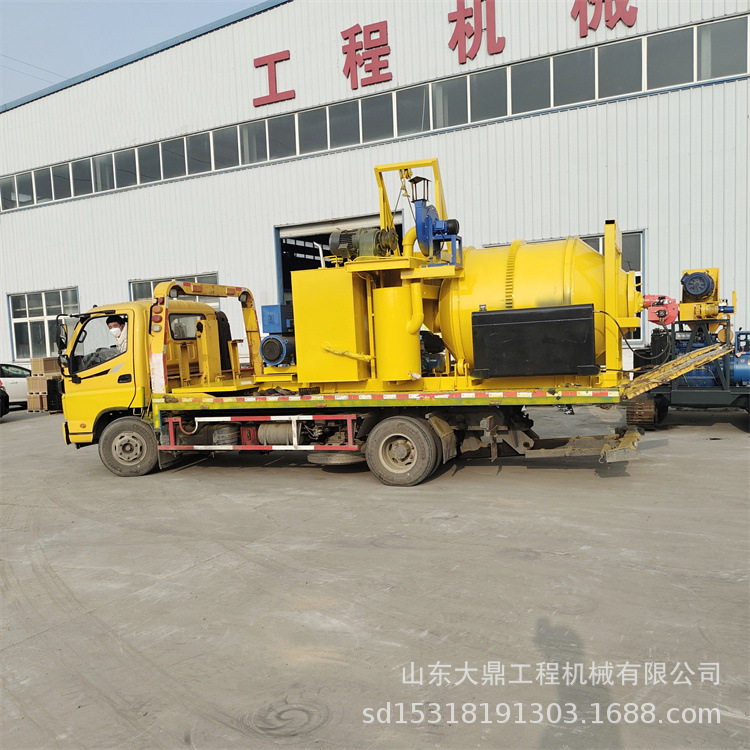 车载式沥青拌合机小型移动式沥青加热设备废旧沥青再生设备
