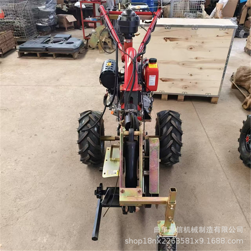 工程绿化柴油链条开沟机埋管