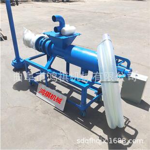 鸡粪牛粪不锈钢分离机猪粪干湿分离机猪粪干湿分离脱水设备灵台县