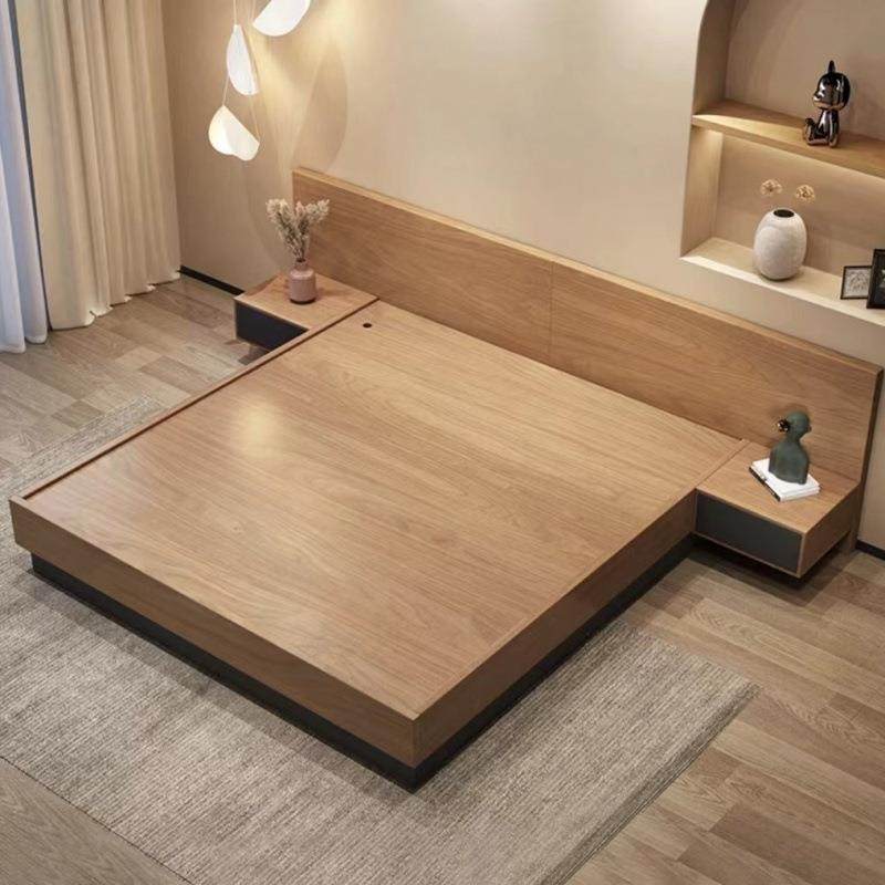 北欧现代简约风1.35/1.5/1.8m双人床气压储物箱体床家用卧室民宿