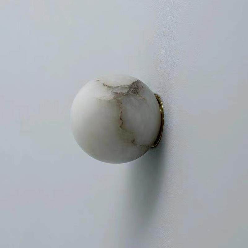 中山工厂直销工厂直销设计师简约中古西班牙天然云石圆球北欧客厅