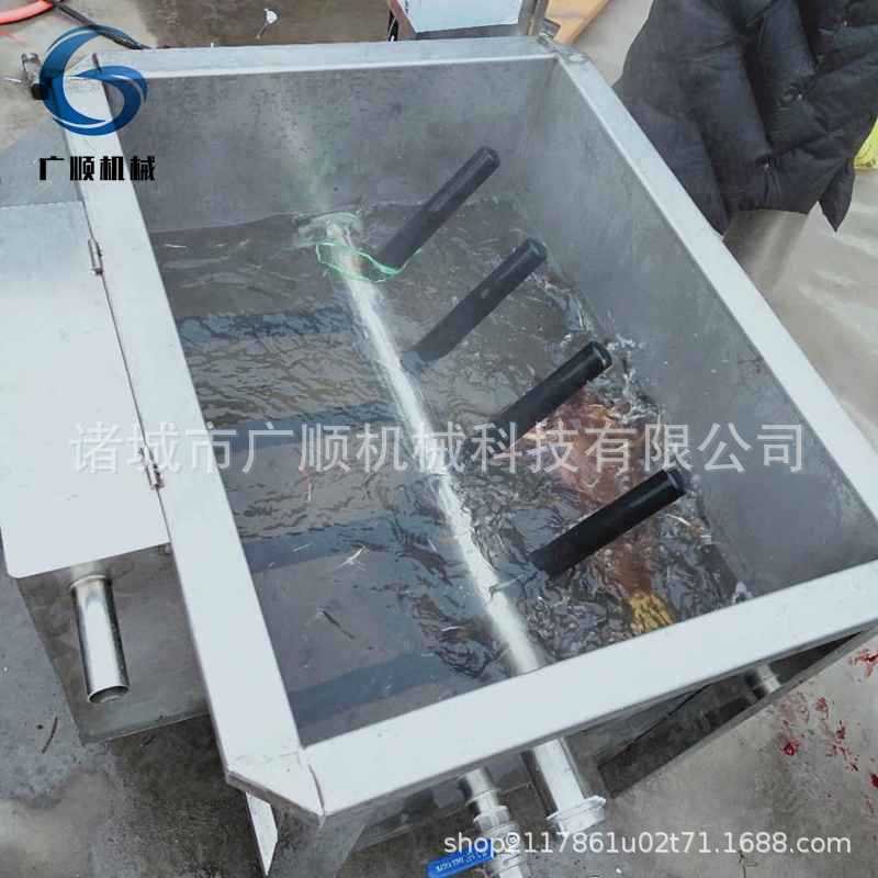 家禽浸烫池 鸡搅拌烫毛机 自动控温家禽烫毛机设备