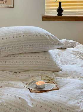 7K1复古小碎花纯棉被套单件160x210单双人180x220被罩150x215