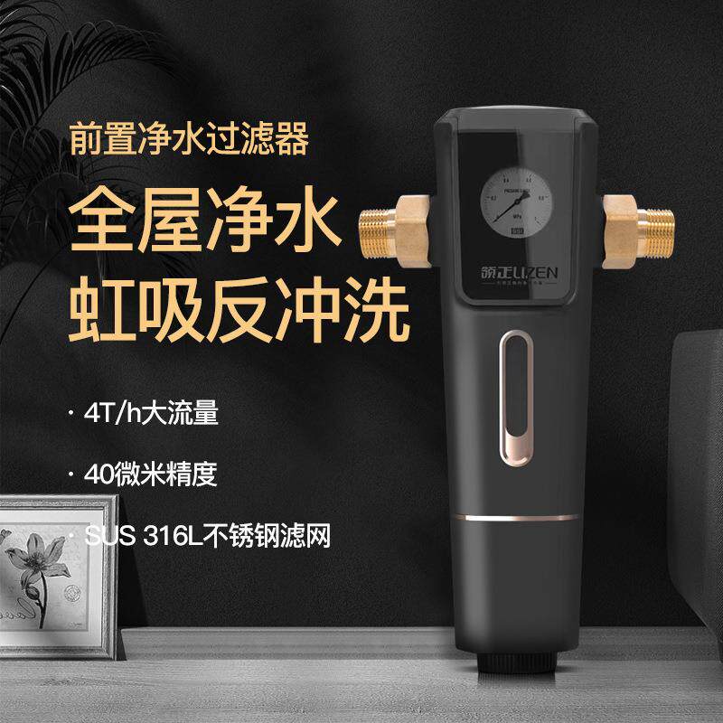 前置过滤器40微米全屋中央净水过滤器反冲洗4吨大流量自来水过滤