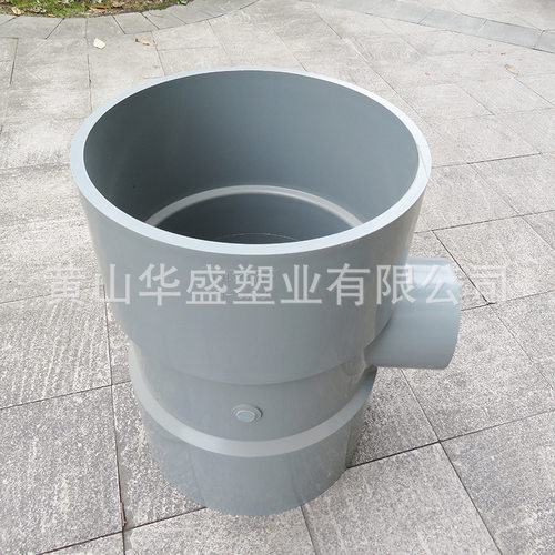 400*355upvc异径三通DN400*350upvc给水三通16*14寸upvc三通