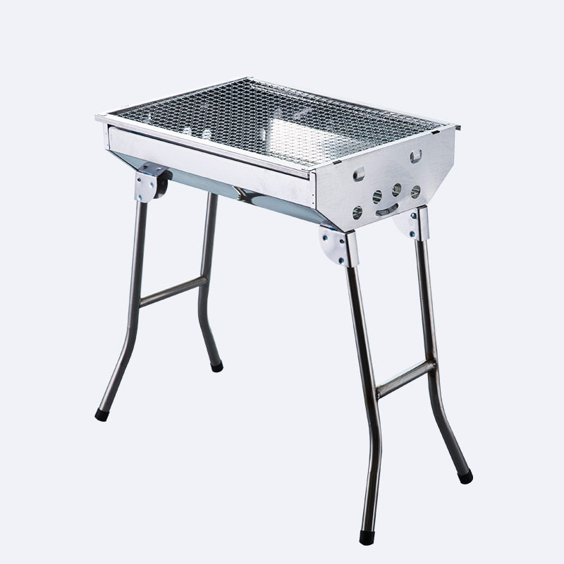 厂家直供烧烤炉户外不锈钢烧烤架BBQ碳烤炉便携铝合金折叠烧烤架