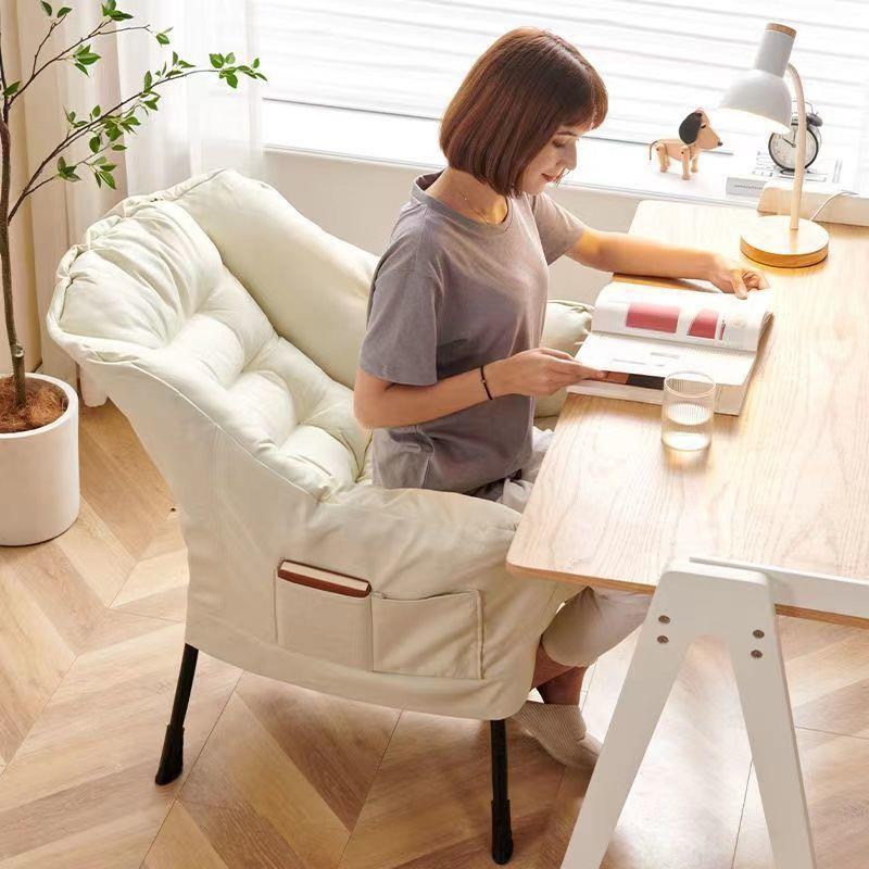 现货懒人沙发单人椅子学生宿舍电脑椅舒适久坐阳台小沙发卧室靠背